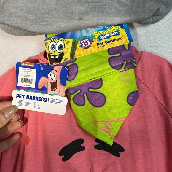 2 Dog Shirts size XL Pink Patrick and Gray Jurassic Park - Picture 4 of 9